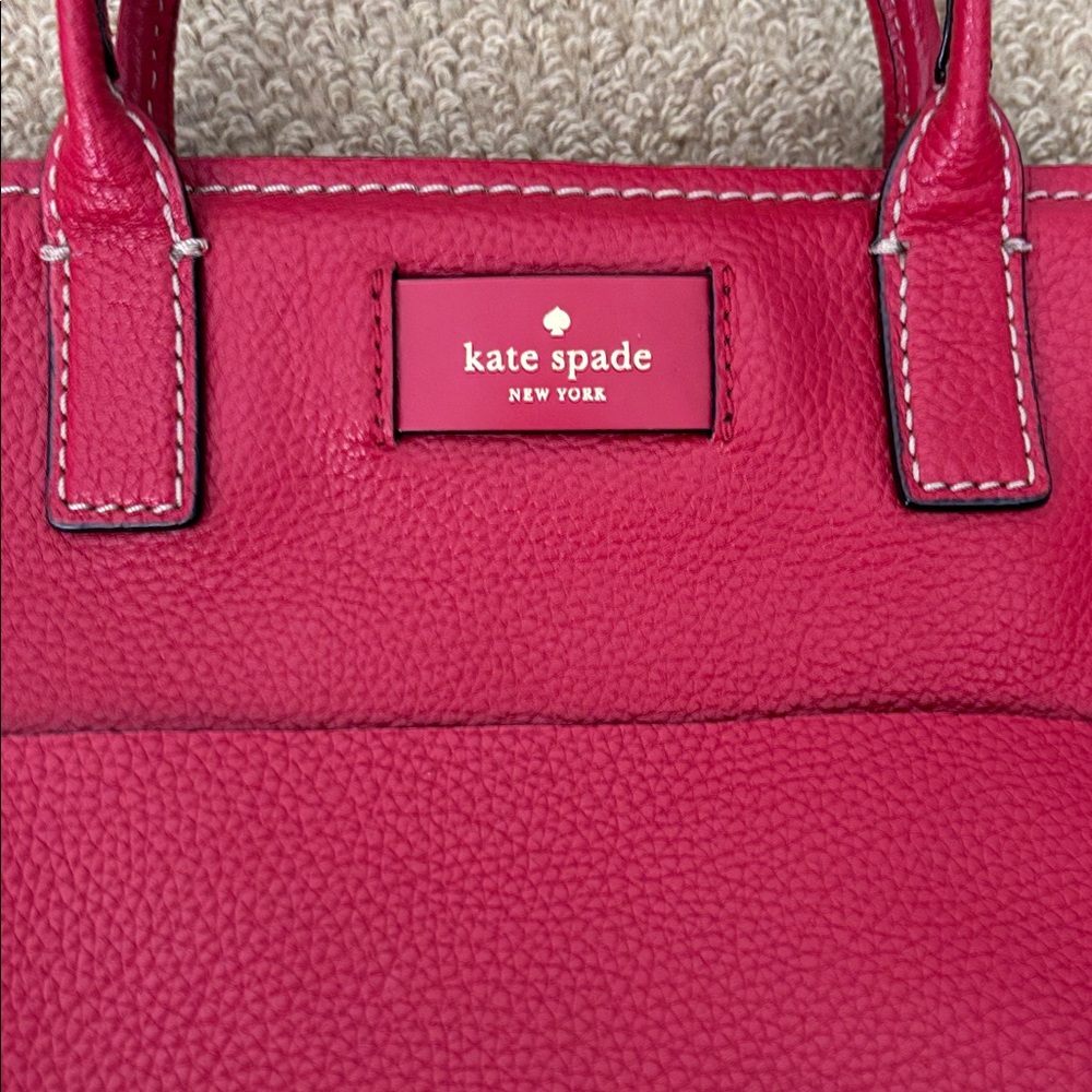 Kate Spade Red Leather Tote Bag and Backpack - Picture 12 of 12